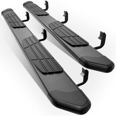 【EYOUHZ】Running Boards Side Step Compatible with 2004-2025 Nissan Titan, 2016-2025 Titan XD - Crew Cab Only, Step Rails White Aluminum Alloy Nerf Bars,car accessories