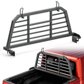 【YZONA】Adjustable Truck Headache Rack w/Side Extension Racks, 56.2-70.7" W, Compatible with Ford Ram Chevrolet GMC Toyota Nissan, High-strength Carbon Steel, Drill-on Install, Built-in Tie-down Hooks