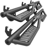 Bolt-On Installation Running Board Side Steps - Heavy-Duty Carbon Steel 2-Stair Nerf Bars, 2 Side Bars with Enhanced Traction, Installation Instructions & Necessary Hardware Compatible with 2017-2025 Honda Ridgeline Crew Cab