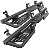 【Yzona】Running Boards for 2009-2026 Ram 1500 2500 3500 Quad Side Steps, Quad Cab, 2-Stair, bolt-on, E-Coat; fits 2009-2018 Ram 1500 (incl. 2019-2024 Classic) & 2010-2026 2500 3500 Quad Cab