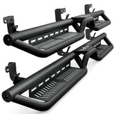 【Yzona】Crew Cab Running Boards Side Steps Compatible for 2009-2018 Dodge Ram 1500, 2019-2024 1500 Classic, 2010-2026 Dodge Ram 2500 & 3500 CrewCab, Bolt-on Nerf Bar, Car Side Mirror Car Rearview Mirror Car Accessories, Truck, 6-Inch Drop-Down Step Pads