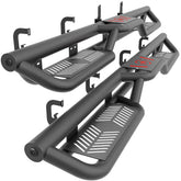 【Yzona】Drop Running Boards - 2 Side Bars with Easy Installation, Enhanced Traction, 550 lbs Each Side Capacity, Crew Cab Compatibility for 2007-2018 Chevy Silverado & GMC Sierra 1500, 07-19 GMC Sierra 2500HD, 2007-2019 Chevy Silverado 3500HD