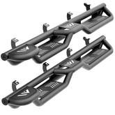Yzona 2 Raised Side Step Running Boards, 2mm Carbon Steel, Compatible with 2022-2026 Toyota Tundra CrewMax Cab, Two Raised Side Step
