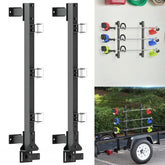 【YZONA】3 Place Weeder Trimmer Racks Holders Hold Carrier for Weeder/Extended Trimmer, Pole Saws, Edgers/Tree Trimmers/Trailer Trimmer Rack/Weed Eater Rack With Trimmer Cover Engine Waterproof Cover