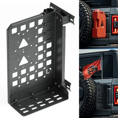 EYOUHZ Heavy Duty Carbon Steel Tailgate Expansion Bracket - Functional Vehicle Accessory, Expansion Support, Pre-Drilled Tailgate Mount, 220LBS Load Capacity, 15.1 lbs, 1 Count, Compatible with 2021-2026 Ford Bronco, Complete After-Sales Support