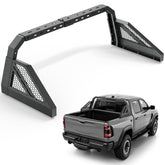 【YZONA】Carbon Steel Sport Roll Bar Bed Chase Rack, Bolt-On Adjustable Automotive Car Accessory, 56.7"-63.7" Width Range (7 Options), LED Visibility Boost Lights, Fits Silverado/Sierra 1500, Tundra, Titan/Frontier, Gladiator, F-150 Off-Road Pickup Trucks