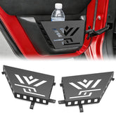 【Yzona】Front Door Storage Pockets Organizer Containers - Heavy Duty Side Panels Organizer, 2 Pieces, Fits 2007-2018 Jeep Wrangler JK JKU
