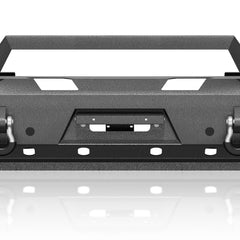 【YZONA】Steel Front Bumper Compatible with Ram 2500 3500 2019-2025, Winch Plate, Skid Plate, LED Lights, Sensor Holes, License Bracket & Reinforced D-Rings