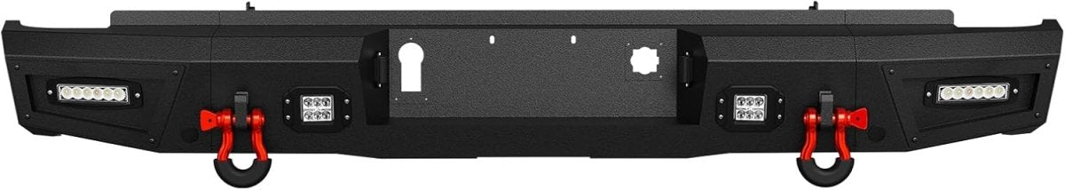 Aftermarket Truck Front Rear Bumper for 2014-2015 2nd Gen Chevy Silverado 1500 Pickup with Winch/LED Lighting | Yzona