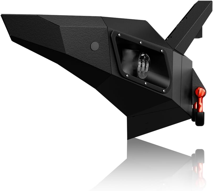 Aftermarket Chevrolet Front & Rear Bumpers Compatible with 2016-2018 Chevy Silverado 1500 with LED Lights | Yzona