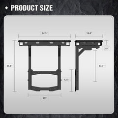 Rear Cargo Carrier Basket on OE Tailgate for 2018-2025 Jeep Wrangler JL & JLU Unlimited 2/4 Door | Yzona