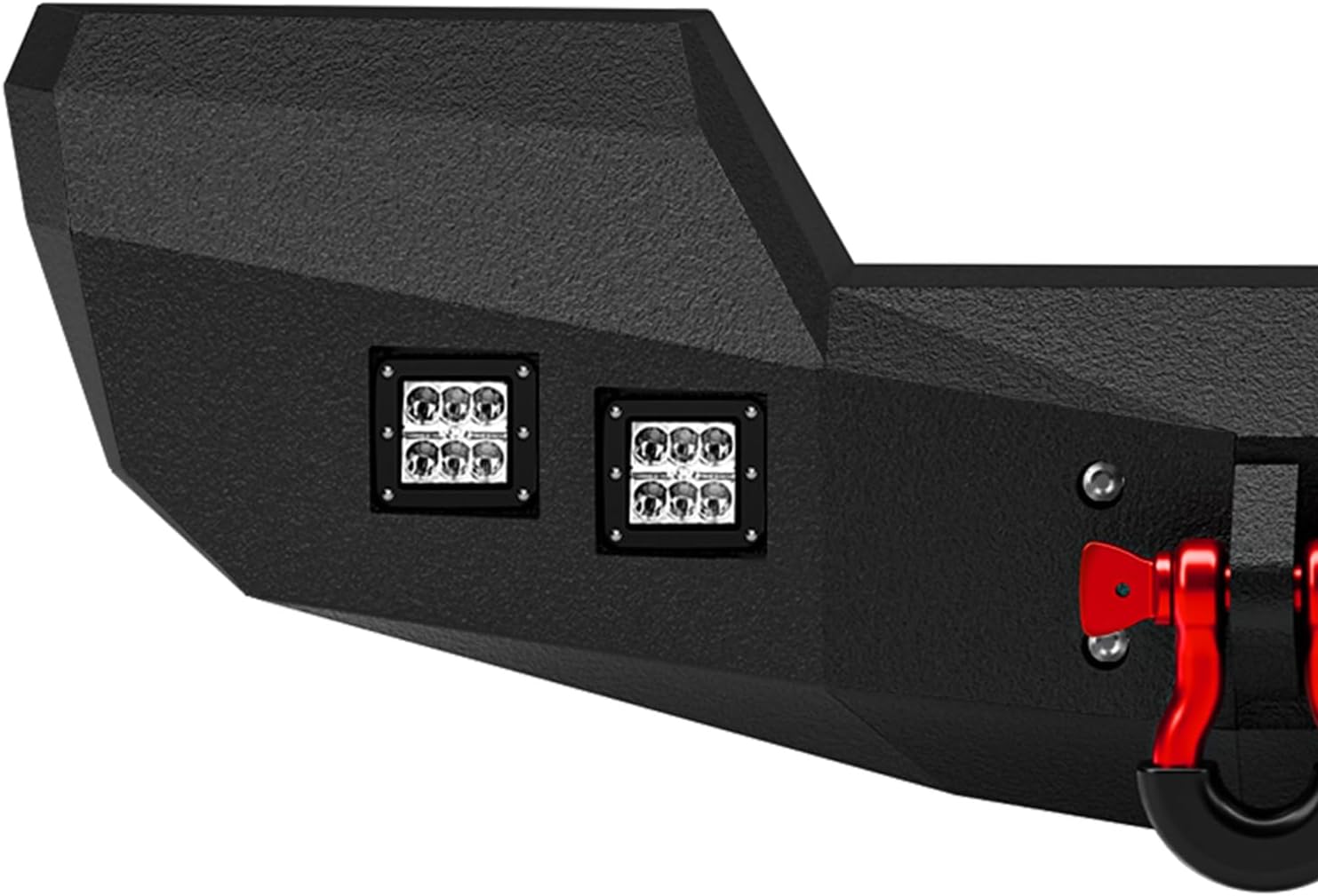 Full Width Front Bumper and Rear Bumper Compatible with 2007-2018 Jeep Wrangler JK JKU Unlimited (2/4 Doors)| Yzona