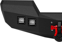 Full Width Front Bumper and Rear Bumper Compatible with 2007-2018 Jeep Wrangler JK JKU Unlimited (2/4 Doors)| Yzona