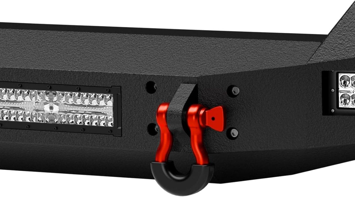 for Full Width Best Jeep Wrangler Bumpers Compatible with 2007-2018 Jeep Wrangler JK JKU Unlimited | Yzona