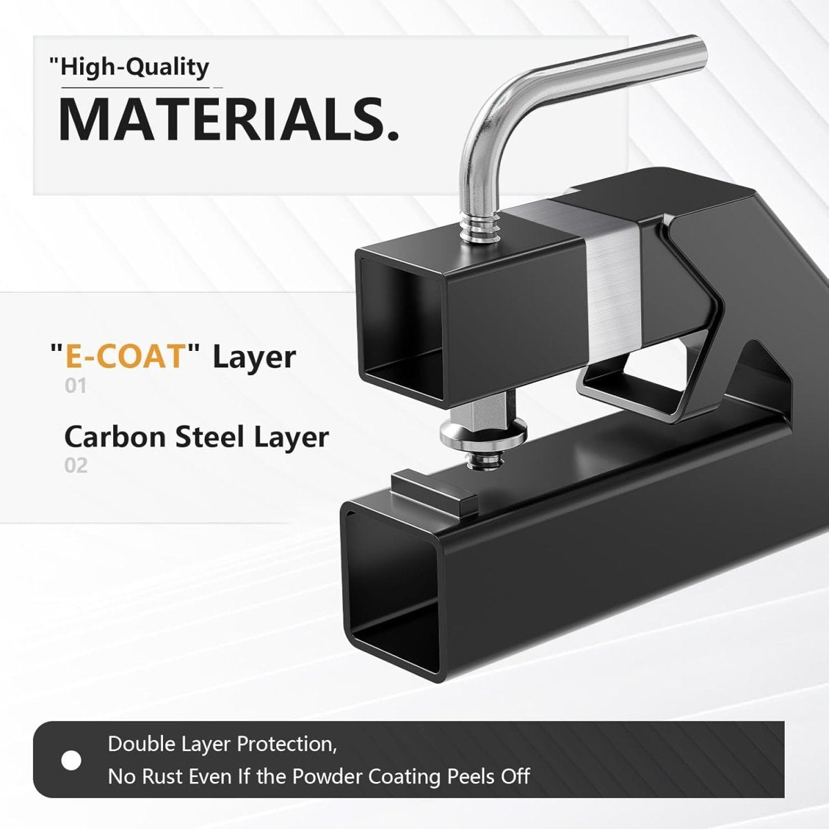 Clamp On Trailer Hitch Receiver 2" Ball Mount Adapter | Yzona