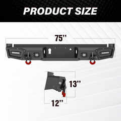Real Truck Bumpers Compatible with 2021-2024 Ford F-150 | Yzona
