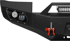 Pickup Replacement Front Winch Bumpers for 2011-2014 GMC Sierra 2500 3500 HD with 5 x LED Lights | Yzona