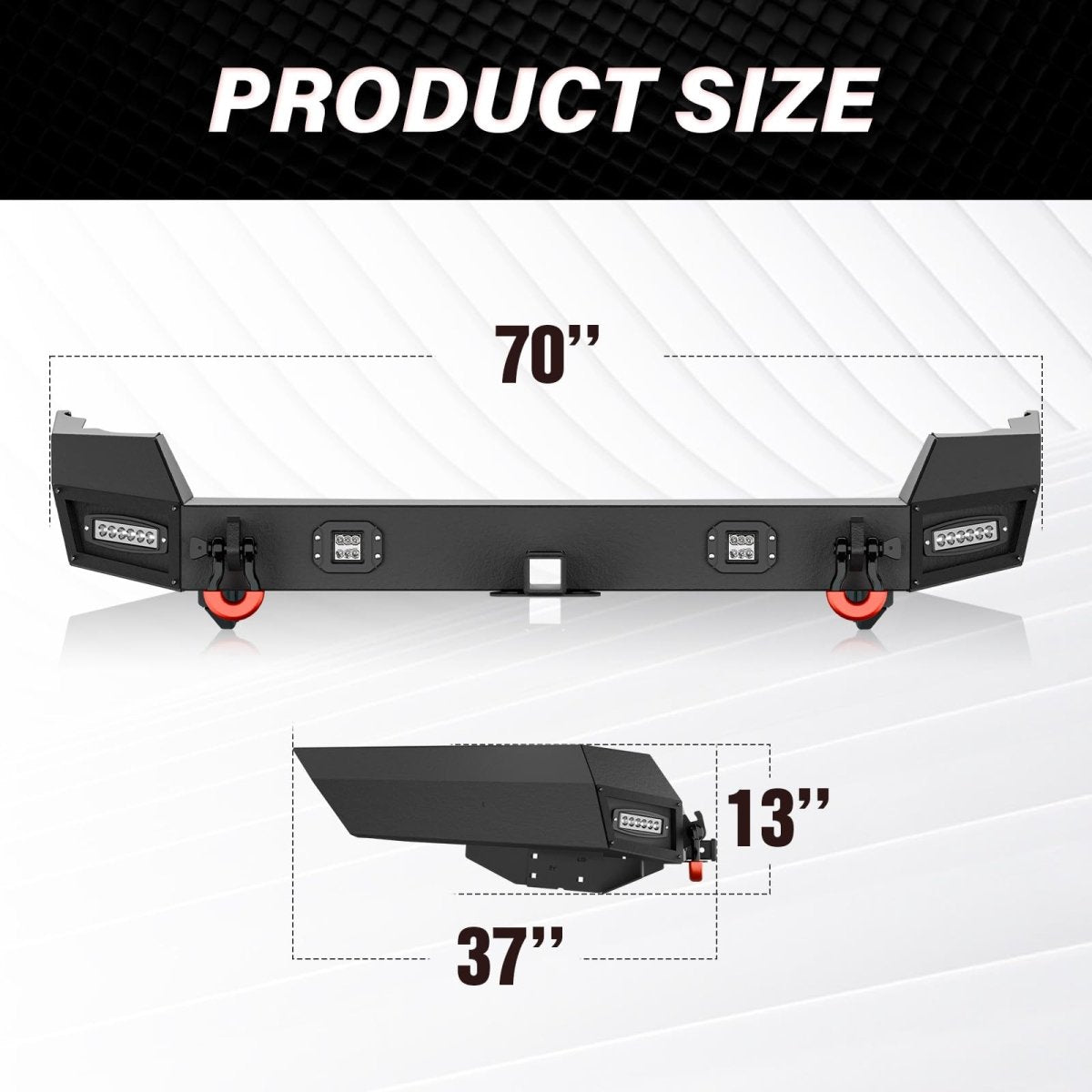 Factory Replacement Bumpers Compatible with 1999-2004 Jeep Grand Cherokee WJ 2nd Gen - Yzona