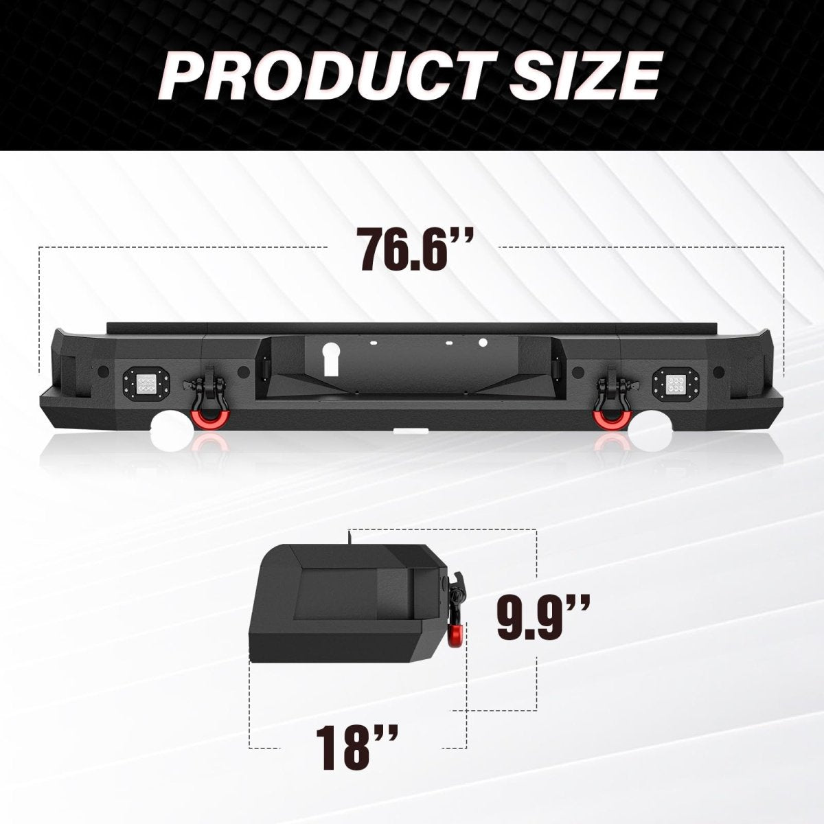 Aftermarket Bumpers for Dodge Ram 1500 Rebel 2015-2018 - Yzona