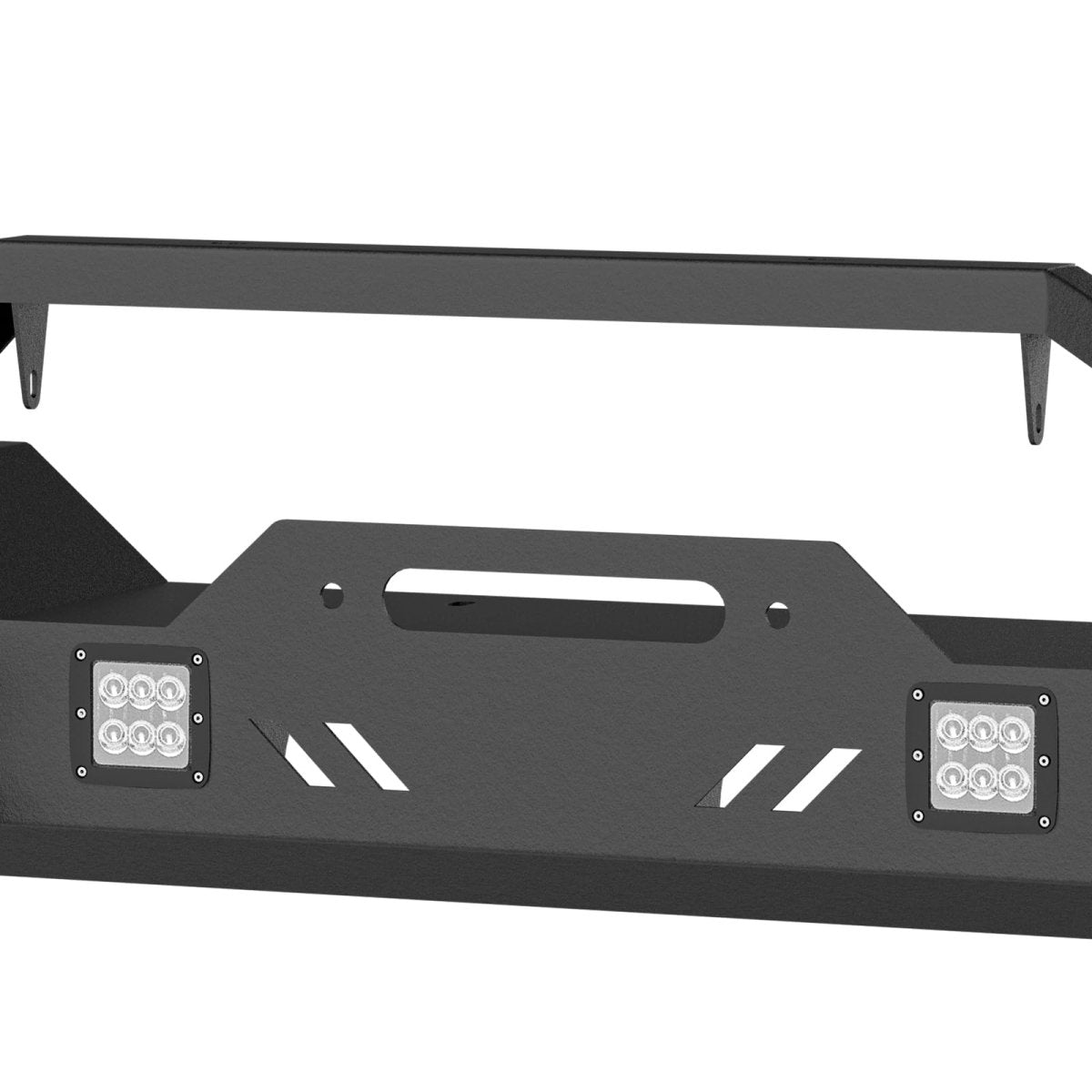 Front Replacement Bumpers Compatible with 1987-2006 Jeep Wrangler YJ TJ LJ Unlimited - Yzona
