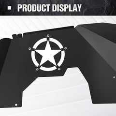 for Jeep Gladiator Inner Fender Liners | 18-24 Jeep Wrangler JL & JLU Unlimited Gladiator JT | Yzona