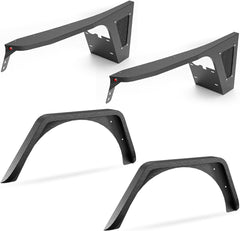 Yzona 1997-2006 Jeep Wrangler TJ & 2004-2006 Jeep Wrangler LJ Flat Front & Rear Fender Flares