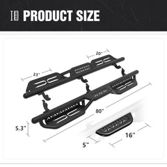 Running Boards for 2024 2025 Toyota Tacoma Double Cab & Crew Cab