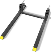 43" 3000 LBS Heavy Duty Clamp on Pallet Forks for Tractor Bucket | Yzona