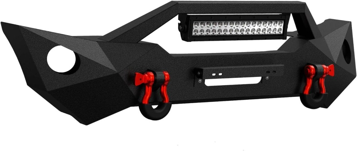 New Bumpers for 2018-2025 Jeep Wrangler JL JLU with Winch Plate | Yzona