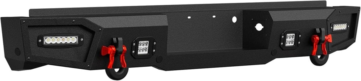 Rear Aftermarket Bumpers for Ford Compatible with 1999-2016 3rd Gen Ford F250 F350 F450 | Yzona