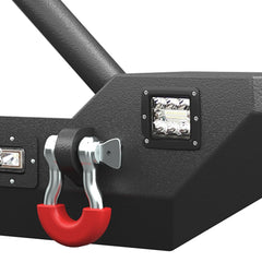 Yzona Heavy Truck Bumpers Compatible with 2007-2018 Jeep Wrangler JK JKU Equipped