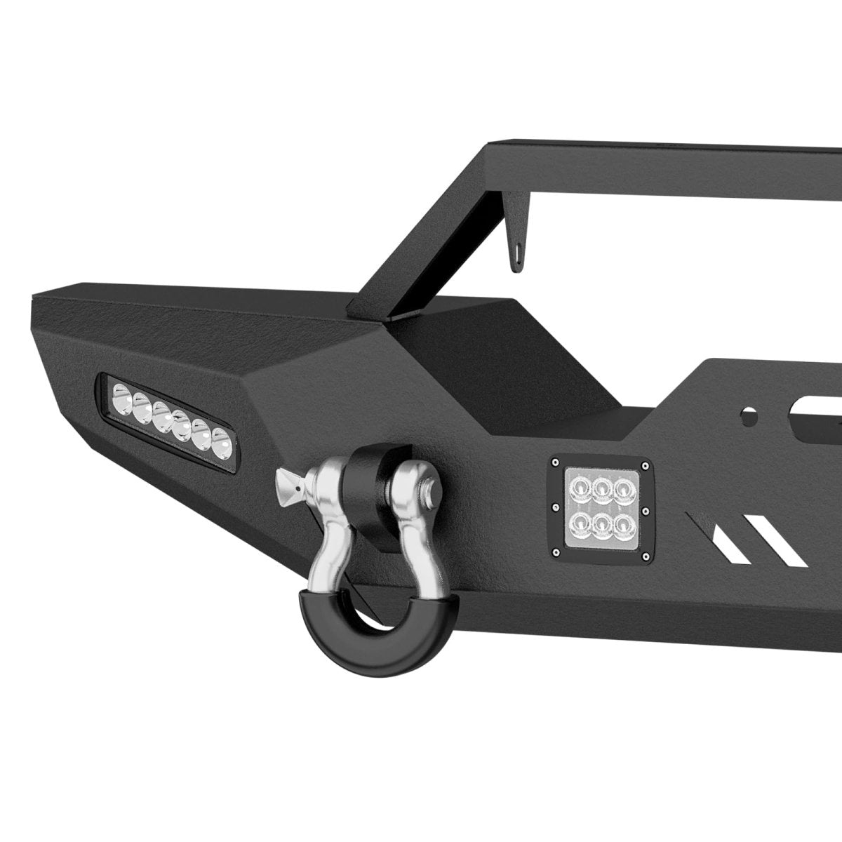 Front Replacement Bumpers Compatible with 1987-2006 Jeep Wrangler YJ TJ LJ Unlimited - Yzona