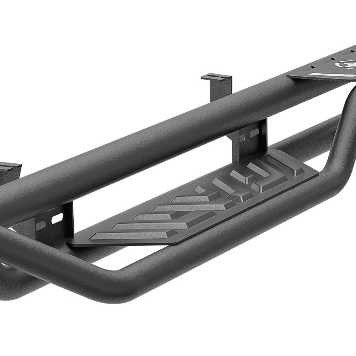 Heavy Duty Truck Side Steps Compatible with 2007-2021 Toyota Tundra Double/Extended Cab - Yzona
