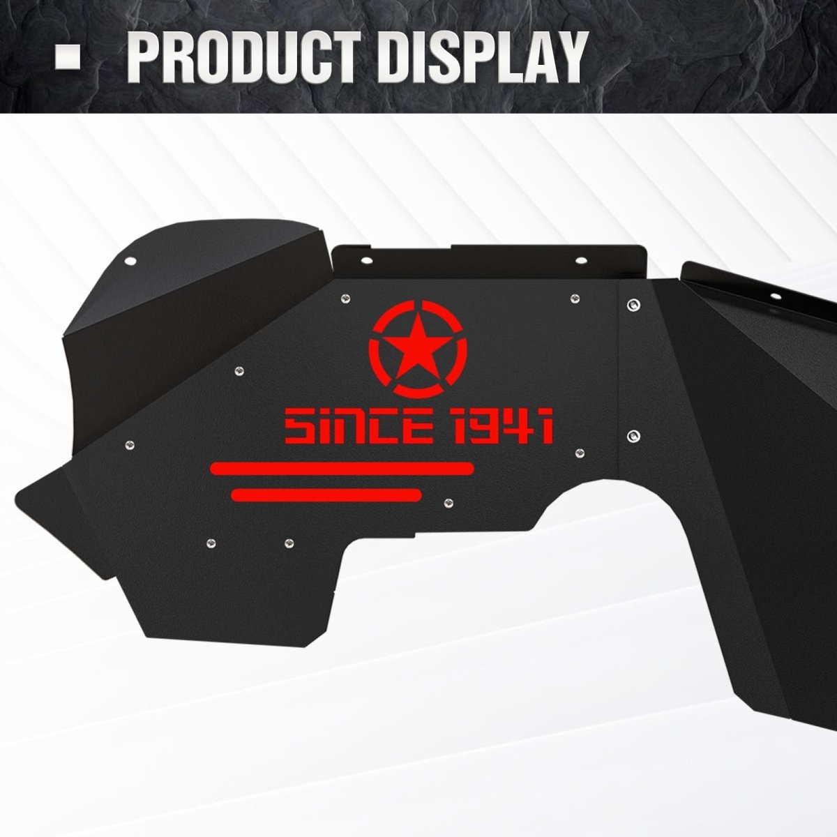 Front Inner for Jeep JK Fender Liners | 07-18 Jeep Wrangler JK & JKU Unlimited Sport Sahara Rubicon | Yzona