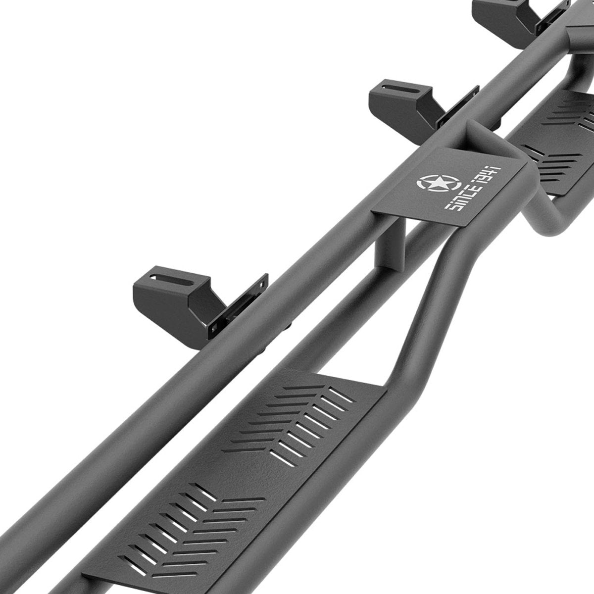 Frame Mounted Running Boards Compatible with 2020-2025 Jeep Gladiator JT 4 Door | Yzona