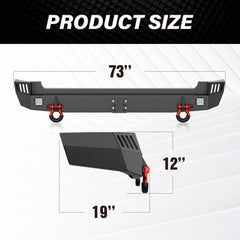Aftermarket Bumpers for FJ Cruiser Compatible with 2007-2014 Toyota FJ Cruiser 1st Gen | Yzona