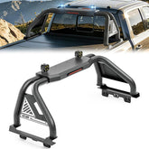 Yzona Heavy-Duty Carbon Steel Adjustable Sport Roll Bar - Universal Pickup Truck Bed Rack with LED Lights, Car Exterior Accessory for Tundra, Ridgeline, Titan, Frontier, Gladiator JT, Colorado, Canyon, Car Supplies