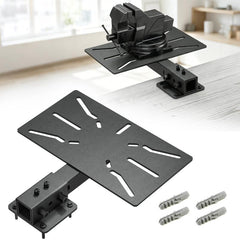 【Yzona】Alloy Steel Receiver Hitch Style Table Mount - 15 lb Wall Mount with Secure Workholding, Versatile Compatibility for Bench Grinder, Throatless Shear, Shrinker/Stretcher, Pipe Notcher, Workshop Ready Portable Tool for Garages