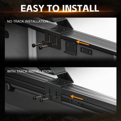 Yzona Adjustable Sport Roll Bar for Trucks, Carbon Steel with Built-in Cargo Basket & Brake Light, 54”-65” Fit, 660lbs Capacity, Compatible with Tacoma, Tundra, Frontier, Ridgeline, Titan, Gladiator JT, Colorado, Canyon & Universal Truck Beds