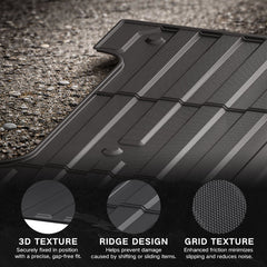 【Yzona】Truck Bed Mat for 2020 2021 2022 2023 2024 2025 2026 Jeep Gladiator JT 5FT Short Bed (60 in), Custom Fit TPE Bed Liner, Heavy Duty All Weather Protection Pickup Liner, Durable Easy to Clean,toolupgrade