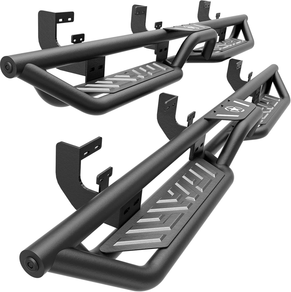 Crew Cab Running Boards for 2009-2018 Dodge Ram 1500 | 2019-2024 Ram 1500 Classic | 2010-2024 Ram 2500 & 3500 | Yzona