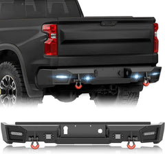 Rear Overland Durable Bumpers for 2019-2024 Chevy Chevrolet Silverado 1500 & GMC Sierra 1500 | Yzona