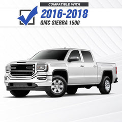 Truck Front Off-road Bumpers for 2016-2018 GMC Sierra 1500 with 5 x LED Lights| Yzona