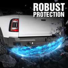 Aftermarket Replacement Bumpers Compatible with 2021-2024 Dodge Ram 1500 TRX - Yzona