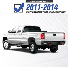 Pickup Truck Rear Bumpers for Sale Compatible with 2011-2014 Chevy Silverado & GMC Sierra 2500 3500 HD | Yzona