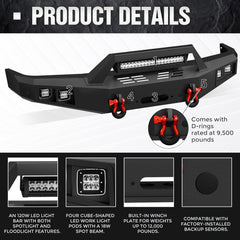 Best Replacement Bumper for 1999-2004 Land Rover Discovery 2 Rock Crawler Bumper | Yzona