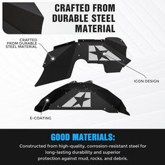 Inner Fender Liner Replacement | 2007-2018 Jeep Wrangler JK & JKU (2/4Doors) | Yzona