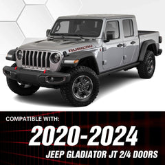 Truck Wheel Fender Flares Compatible with 2020-2024 Jeep Gladiator JT | Yzona