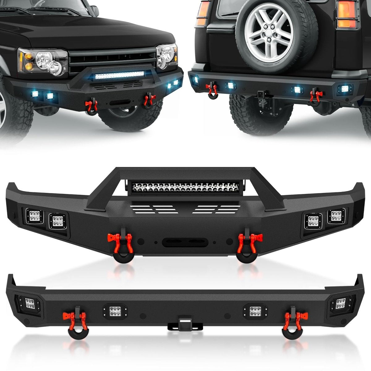 Aftermarket Truck Front Bumpers for 1999-2004 Land Rover Discovery 2 | Yzona