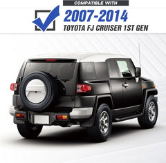 Super Duty Rear Bumpers for 2007-2014 Toyota FJ Cruiser 1st Gen with 2 x 18W LED Lights | Yzona